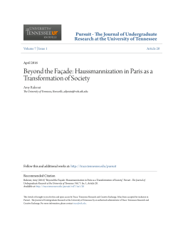 Haussmannization in Paris - Trace: Tennessee Research and
