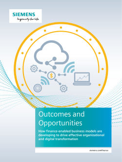 Outcomes and Opportunities