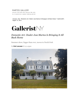 GalleristNY - Martos Gallery