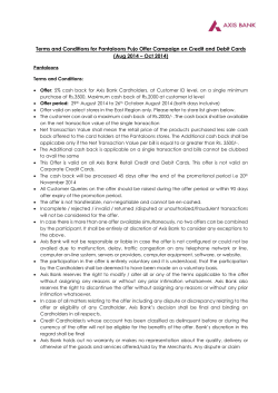 Pantaloons Pujo 5% Cashback Offer - 29th Aug 2014 to