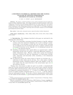 A RIGOROUS NUMERICAL METHOD FOR THE GLOBAL