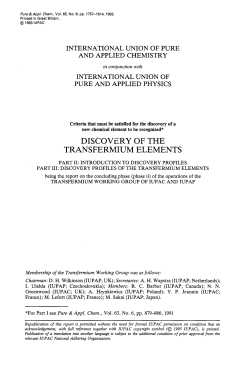 Discovery of the transfermium elements