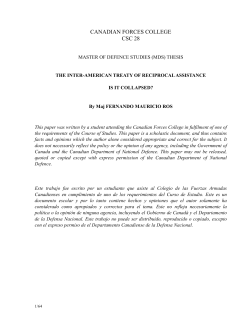 the inter-american treaty of reciprocal assistance