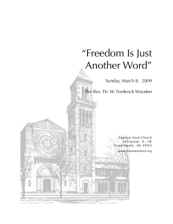 Freedom Is Just Another Word