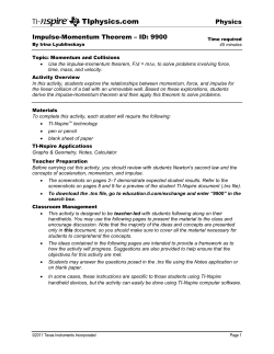 Teacher Notes PDF - TI Education