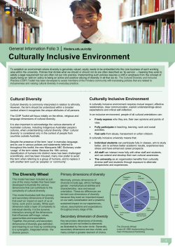Culturally Inclusive Environment