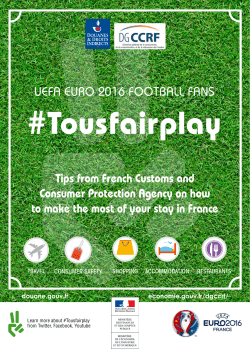 Tips from French Customs and Consumer