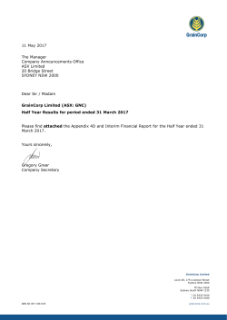 Appendix 4D - Interim Financial Report