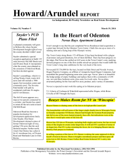 Howard/Arundel REPORT
