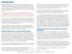 introduction - National Low Income Housing Coalition