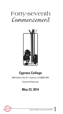 Forty-Seventh Commencement Program