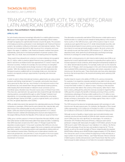 TRANSACTIONAL SIMPLICITY, TAX BENEFITS DRAW LATIN