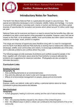 National Park Authority - North York Moors National Park