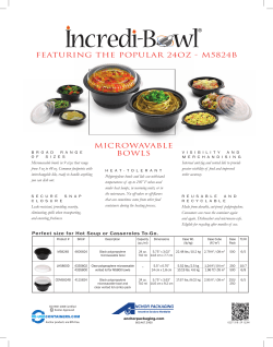 featuring the popular 24oz - m5824b microwavable bowls