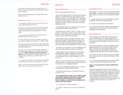 iSi Soda Siphon Directions, Page 1