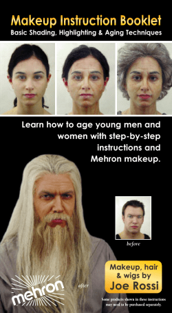 Learn how to age young men and women with step-by