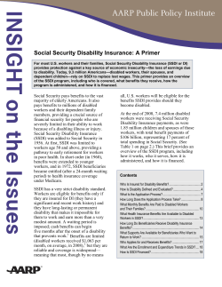 Social Security Disability Insurance: A Primer