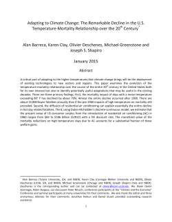 Adapting to Climate Change: The Remarkable