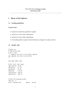 solution guide - Cornell Computer Science