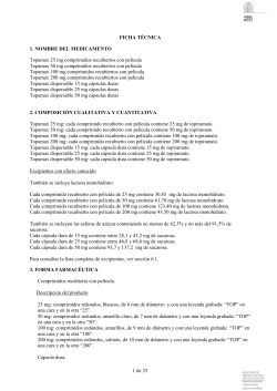1 de 25 FICHA T&Eacute;CNICA 1. NOMBRE DEL