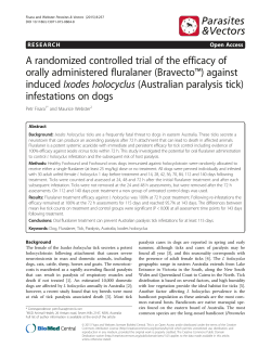 A randomized controlled trial of the efficacy of orally administered