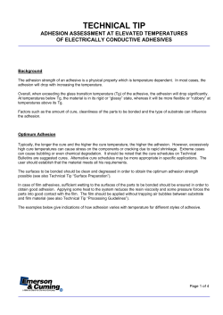 adhesion assessment at elevated temperatures of electrical&hellip;