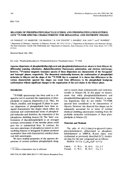 Aqueous dispersions of phosphatidyidiacylglyceroi and
