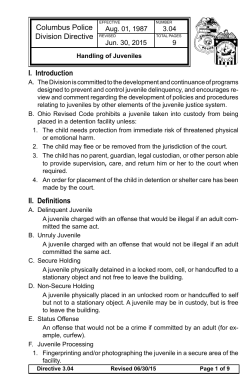 I. Introduction II. Definitions Columbus Police