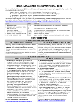 KIRA Assessment Package v2