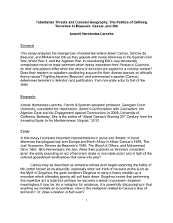 Totalitarian Threats and Colonial Geography - Purdue e-Pubs