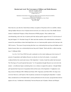 Shocked and Awed: The Convergence of Military and Media