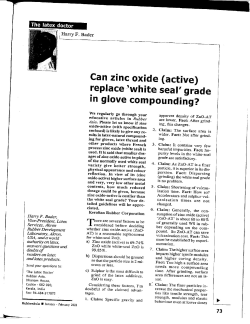 Can zinc oxide (active) - Akron Rubber Development Laboratory