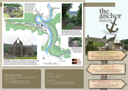 Three Circular walks from The Anchor