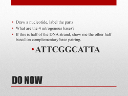 The Race to the Double Helix