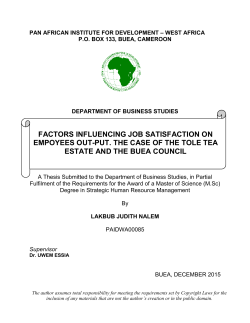 factors influencing job satisfaction on empoyees out