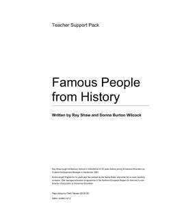 Famous People from History