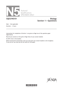 Biology Section 1