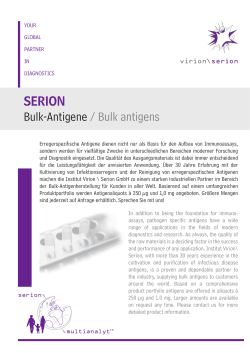 SERION Bulk-Antigene / Bulk antigens