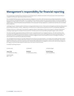 Financial Statements Fiscal 2017