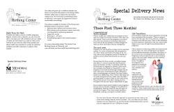 First trimester - Family Care Birthing Center