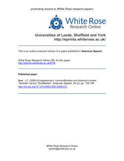 - White Rose Research Online