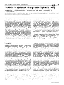 CUG-BP1/CELF1 requires UGU-rich sequences for high