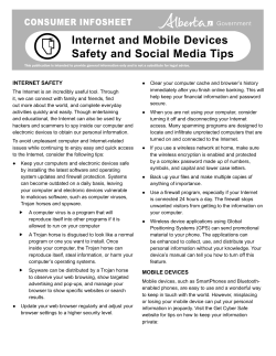 Internat Safety and Social Media Tips