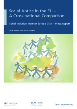 Social Justice in the EU - SGI - Sustainable Governance Indicators