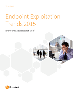 Endpoint Exploitation Trends 2015