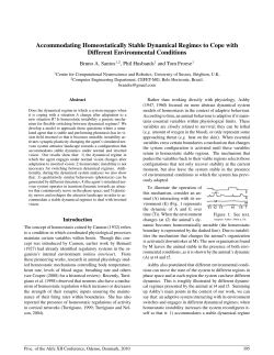 Accommodating Homeostatically Stable Dynamical Regimes to