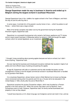 For Iranian immigrant, America is Apple Land