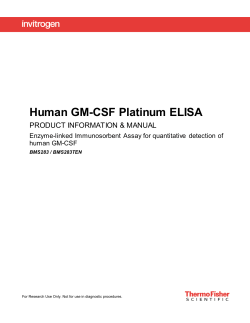Human GM-CSF Platinum ELISA