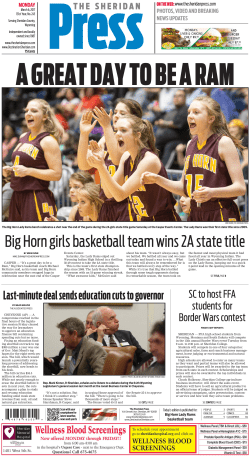 Mar. 6, 2017 - The Sheridan Press