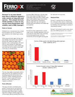 Ferroxx Fact Sheet - Neudorff North America